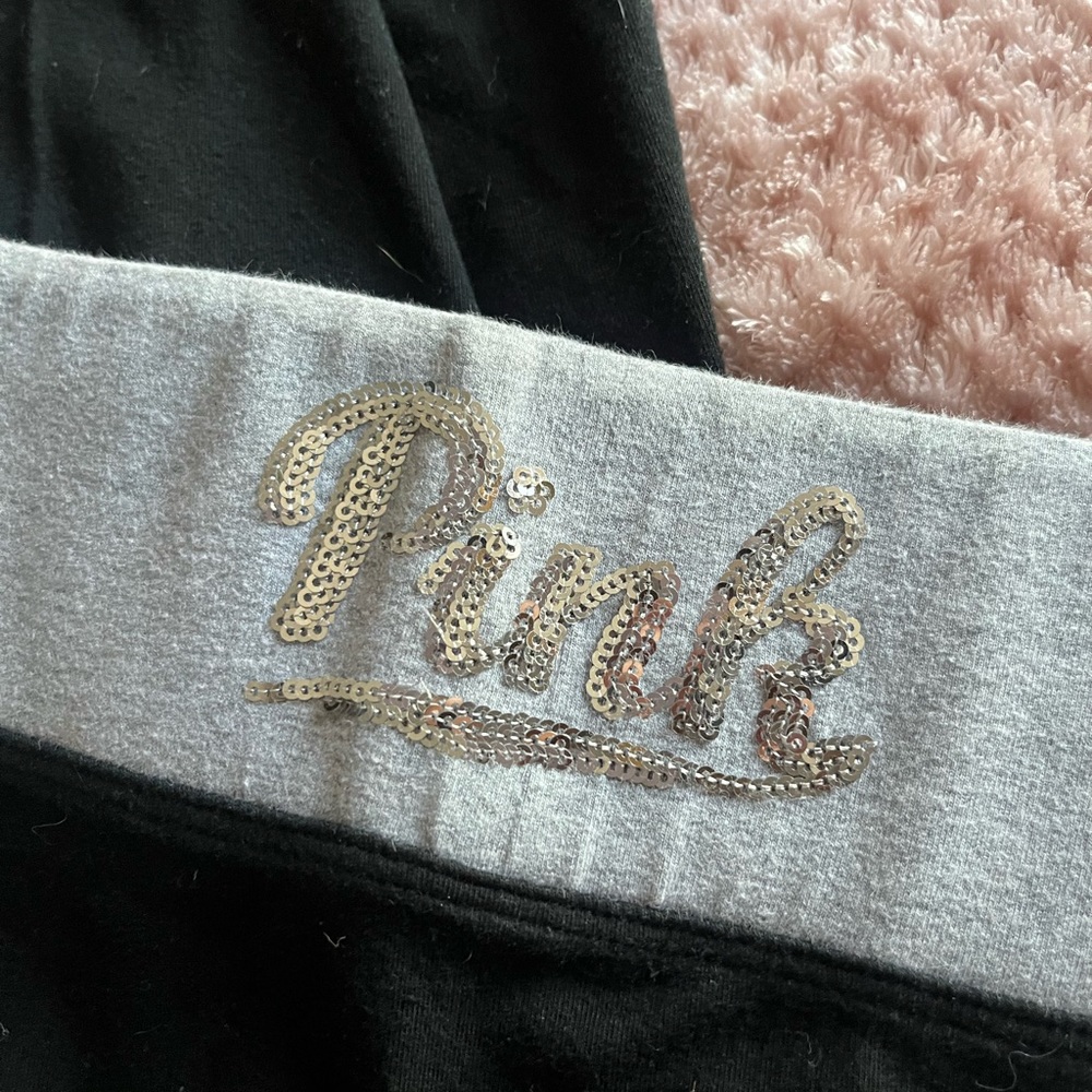 Pink leggings full length